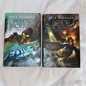 Percy Jackson hard cover book bundle